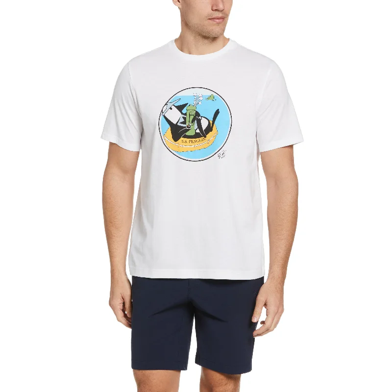 V-Neck T-ShirtsShipwreck Pete Print Golf Tee