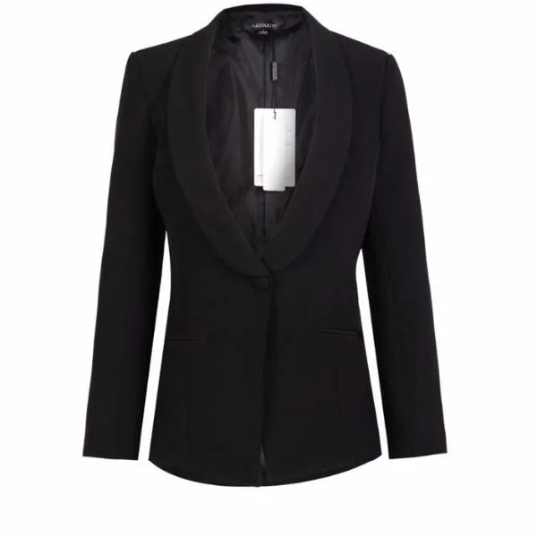Solid Black Women BlazerBlazeraccessory